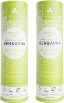 Ben & Anna Natural Deodorant Stick - Persian Lime - 2 pak