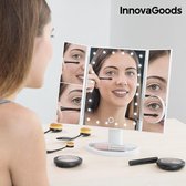 4 in 1 vergrotende ledspiegel - Spiegel - Spiegel met verlichting - Spiegel staand - Spiegels - Spiegellamp - Makeup spiegel
