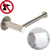 Toiletrolhouder RVS - WC Rolhouder - Zonder Boren