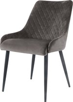 Eetkamerstoelen velvet fluweel Bella