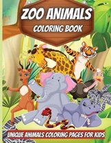 Zoo Animals Coloring Book