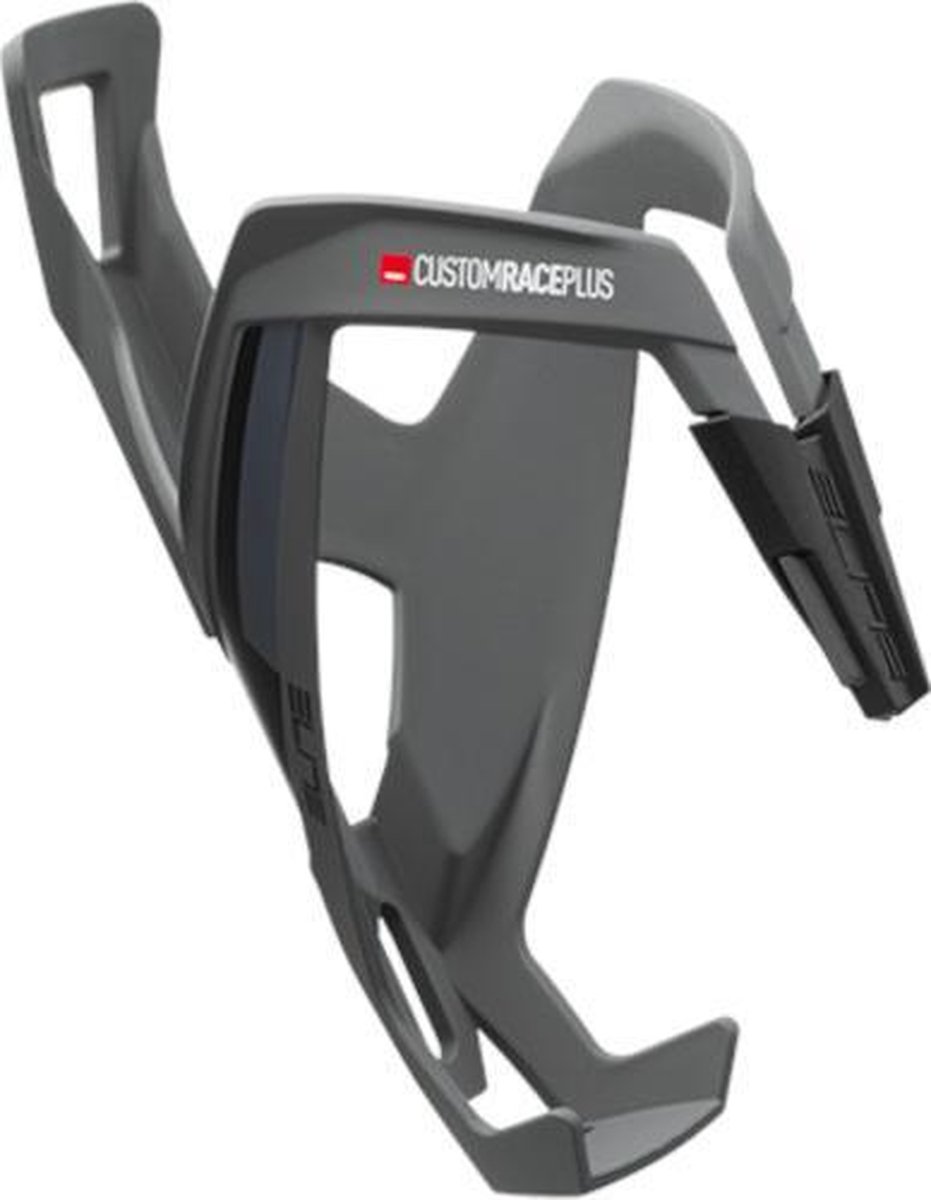Elite Bidonhouder Custom Race Plus 18,4 Cm Frp Grijs/zwart