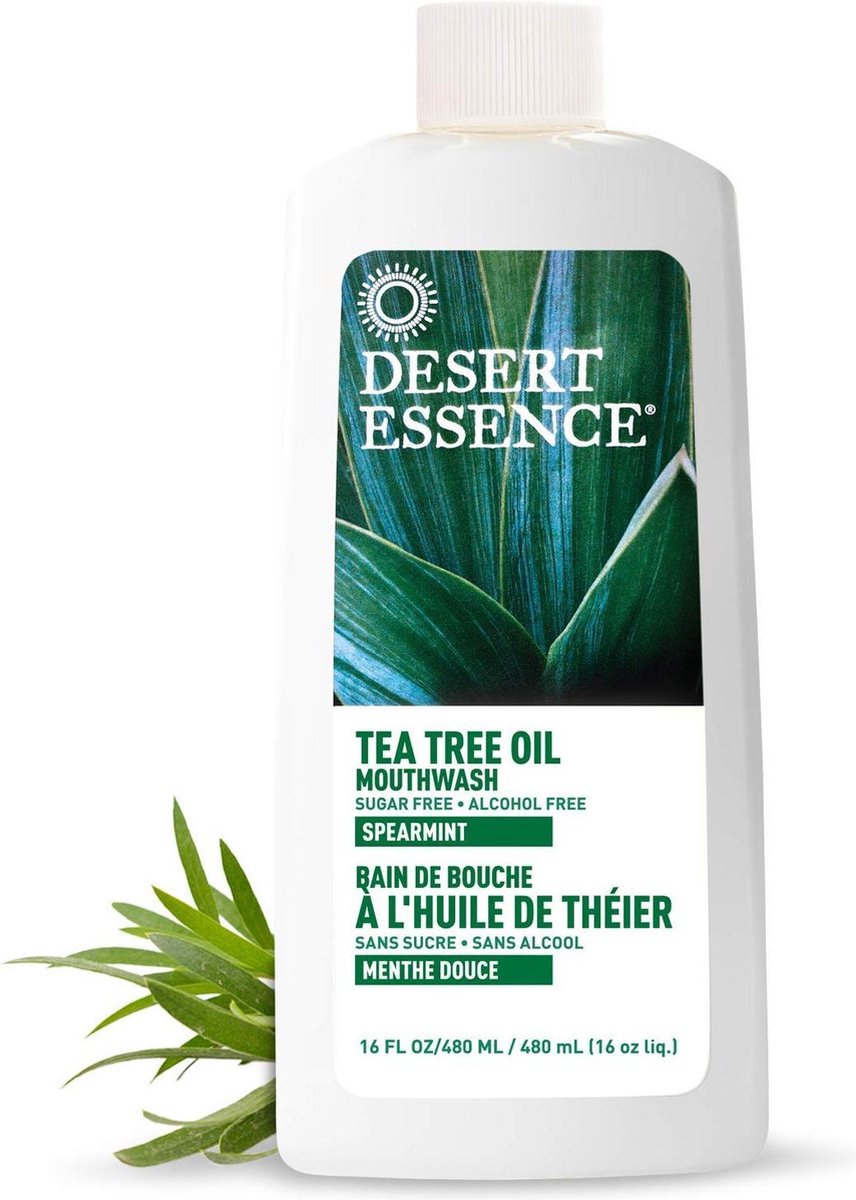 Bain de bouche Desert Essence à l'huile d'arbre à thé - 5 pièces - Sans  Alcohol ni sucre | bol.com