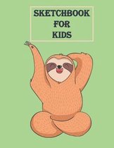 Sketchbook For Kids: Large 8.5 x 11 sketchbook, drawing pad for kids or big kids. All you need are pens, pencils, crayons paint and an imag