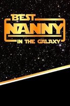 The Best Nanny in the Galaxy: Isometric Dot Paper Notebook Book 120 Pages 6''x9''