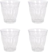 Duralex Waterglazen - Klassiek - 130 ml - Set van 4 - Gehard glas - Transparant