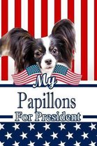 My Papillons for President: 2020 Election Isometric Dot Paper Notebook 120 Pages 6x9