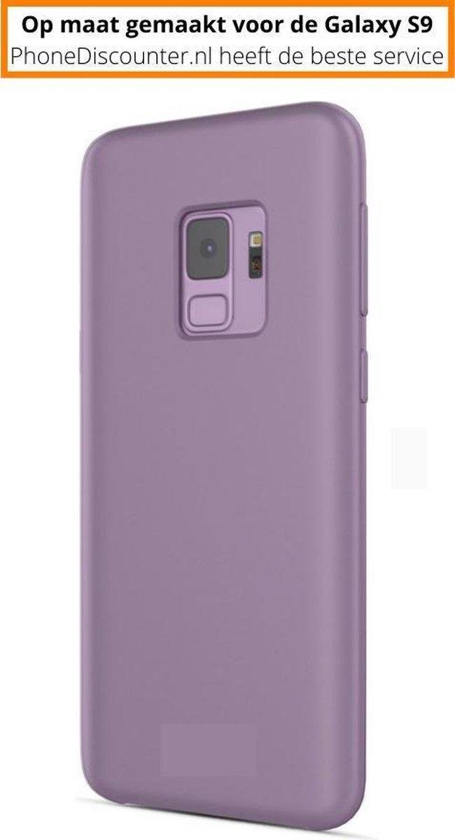 Fooniq Silicone Hoesje Paars - Geschikt Voor Samsung Galaxy S9