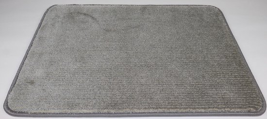 Tapis de Badmat 50x70cm et tapis de toilette 45x60 Zwolle beige gris