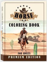 Horse Coloring Book for Adults