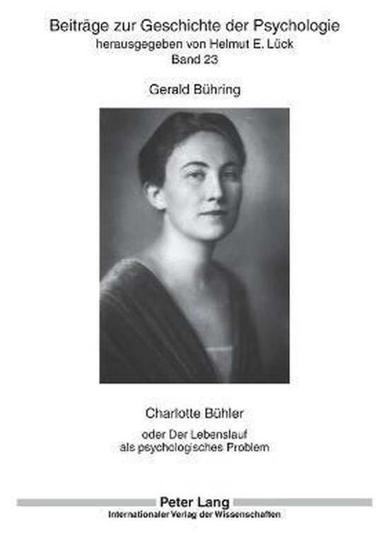 Charlotte Bühler - cover