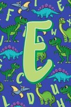 E: Dinosaur Alphabet Practice Writing Book for Kids