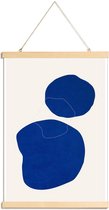 JUNIQE - Posterhanger Distance -40x60 /Blauw