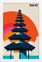 JUNIQE - Poster in houten lijst Bali 92 -30x45 /Kleurrijk