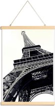 JUNIQE - Posterhanger Tour Eiffel -20x30 /Grijs & Wit