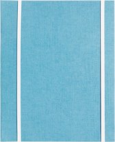 MyArt®Book Kunstenaarsmap ringband A5 kleur blauw met 1x 6 rings O-Mechaniek en 2 elastieken