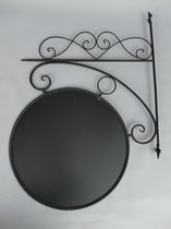 uithangbord - Uithangbord rustiek ijzer zwart -  - 80 cm hoog