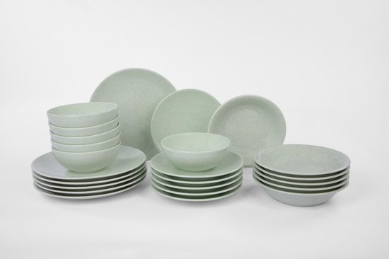 Tendance Kitchen - Service de vaisselle complet - vert - 6 personnes - 24  pièces !! -... | bol