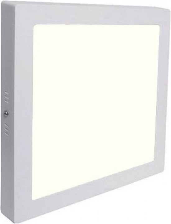 LED Downlight - Opbouw Vierkant - Natuurlijk Wit 4200K - Mat Wit Aluminium