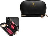 SMACKV® Premium Zwarte Cosmetische Tas - Accessoires Organizer - Beautycase- Make up tas - Toilettas - Reistas - Travelbag - Pouch Organizer - Opbergtas - Makeup bag - Makeup organ