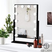 SB LXRY® La Principessa – Visagie spiegel - Hollywood spiegel met verlichting - Zwart