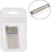Keramische Frees - Nagel Frees - Keramische nagelboortjes - Pedicure en Manicure - Nagelfrees Bitje - Nagelboortjes - Keramische Nail Boren Set - Blauw - 10 stuks (1)
