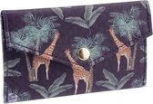CGB Jungle Ladies Purse Giraffe Print | Ladies | Envelope Button Clasp