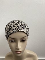 Mutsje - Muts dames - Chemo muts - Alopecia - Panterprint