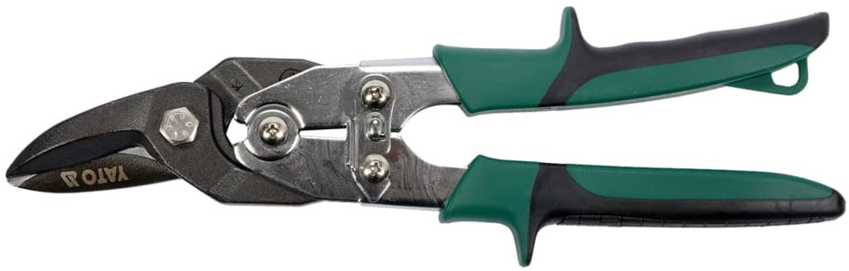 YATO-Figuurblikschaar-recht-260-mm-groen