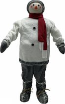 Sneeuwman pop (Kerst decoratie) 1 meter hoog