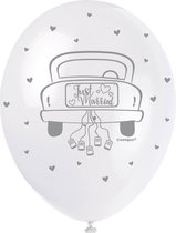 Ballonnen Just Married 30cm 5st