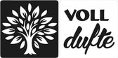 Labels Lebensbaum, "voll dufte", 2 Stück