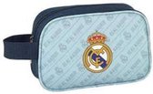 Real Madrid Toilettas 22x14x8cm licht blauw