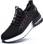 Werkschoenen Sport Stalen Neus Kleur Zwart / Wit Maat 43
