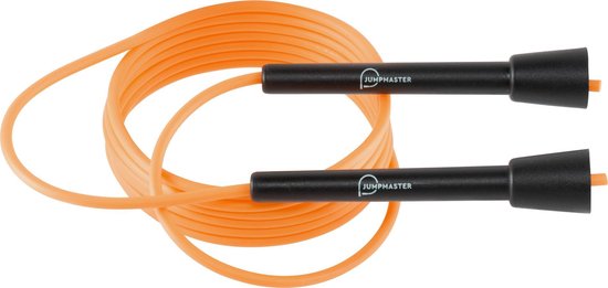 Foto: Jumpmaster speed rope floyd springtouw black orange 305cm 5mm 100gr jump rope