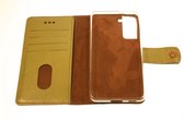 Made-NL Samsung Galaxy A8 (2018) Handgemaakte book case Groen hoesje