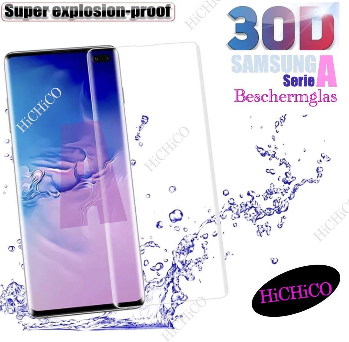 2WPcs Samsung Galaxy A20 Screenprotector Glas, Tempered Glass, Beschermglas, Samsung Galaxy A20 Screenprotector Glas, Samsung A20 Screen Protector - Screenprotector Samsung A20, Glazen bescherming 2.5D 9H 0.3mm – FAIRCO