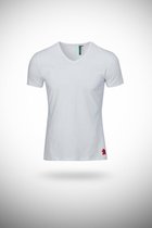 Heren T-shirt wit - V hals - mannen