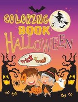 Halloween Coloring Book Trick or Treat