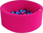 Misioo ballenbak Neon roze | Ballenbak met ballen | Inclusief 150 ballen | Roze blauw zwart