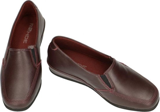Rohde Femme bordeaux chaussons taille 37 bol