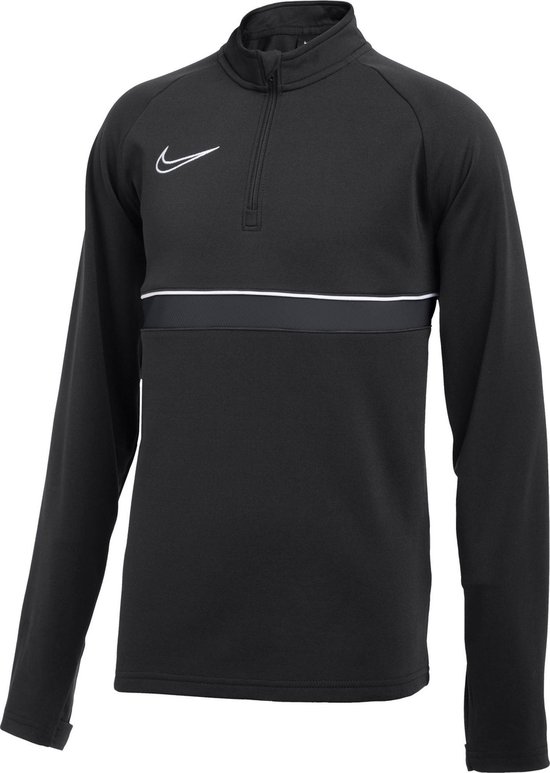 Nike Academy 21 Trainingssweater Junior Sporttrui - Maat 164 - Unisex - Zwart/Grijs/Wit