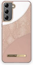 iDeal of Sweden Fashion Case Atelier pour Samsung Galaxy S21 Blush Pink Snake