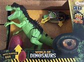World Of Dinosaurs Speelset Dinosaurus Met Geluid Junior Geel 2-delig