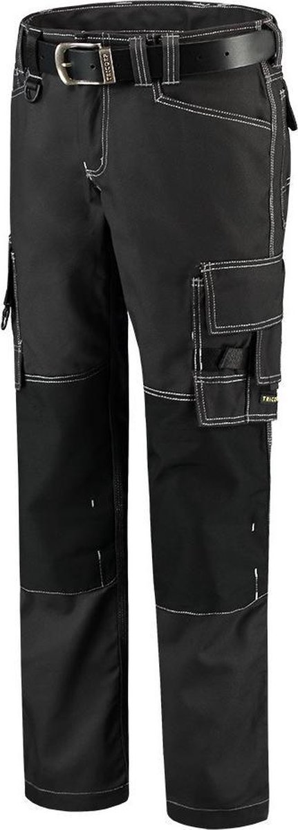 Tricorp worker canvas met cordura - Workwear - 502009 - donkergrijs / zwart - maat 58
