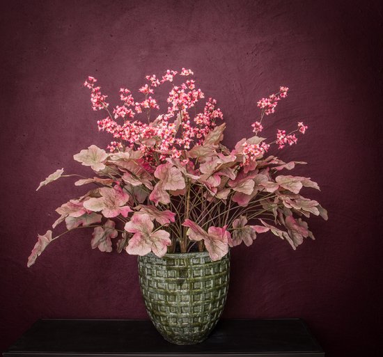 Foto: Ptmd leaves plant heuchera kunstplant 60 x 46 x 84 cm paars