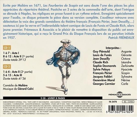 Les Fourberies De Scapin (Avec Claude Rich Et Loui