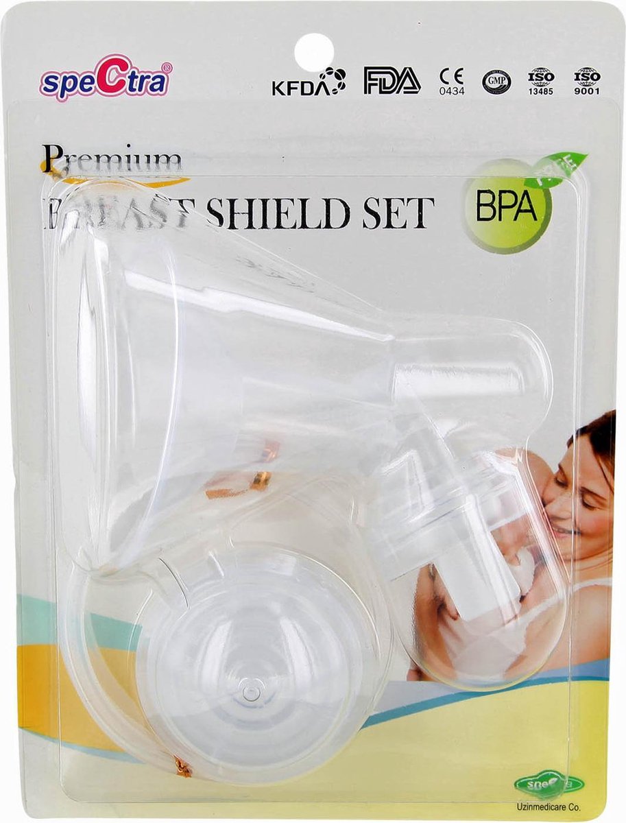Spectra 20mm borstschild set voor Spectra borstkolven. | 002505