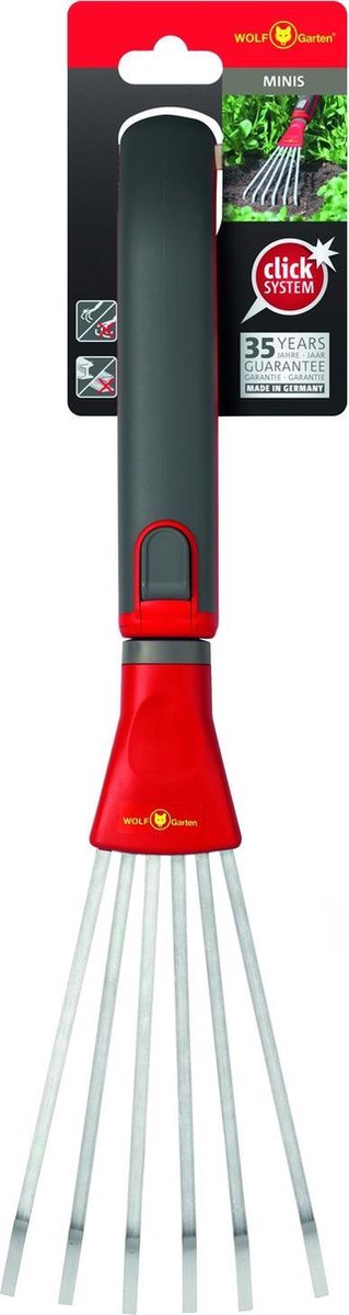 Wolf-Garten Bladhark Ld-M + Steel Zm 015 - Bladhark - Rood Geel
