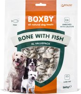 Boxby Bone With Fish Vis - Hondensnacks - 360 g Valuepack